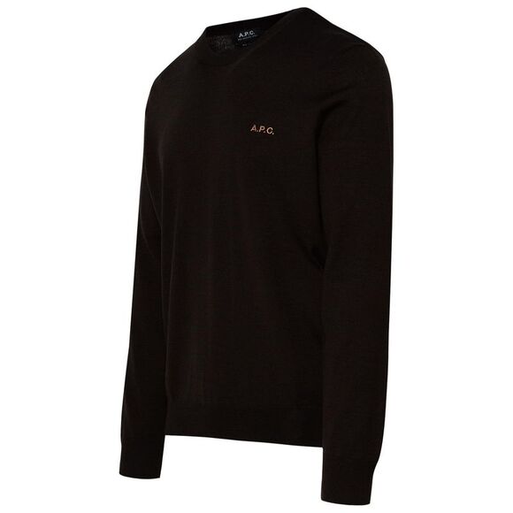 A.P.C. Brown Wool Blend 'Axel' Sweater - Picture 2 of 3